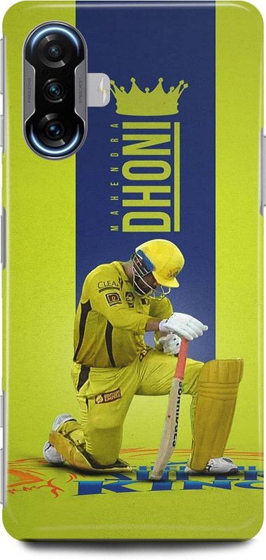 play fast Back Cover for POCO F3 GT MS, DHONI, MAHENDER, SINGH, DHONI, CSK  (Green, Hard Case, Pack of: 1)