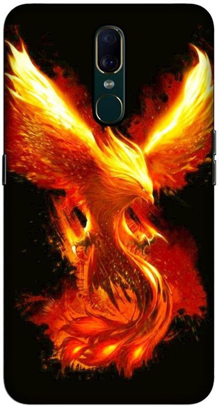 CROKIAN Back Cover for Oppo F11 Fire Eagle Back Cover  (Multicolor, Hard Case, Pack of: 1)