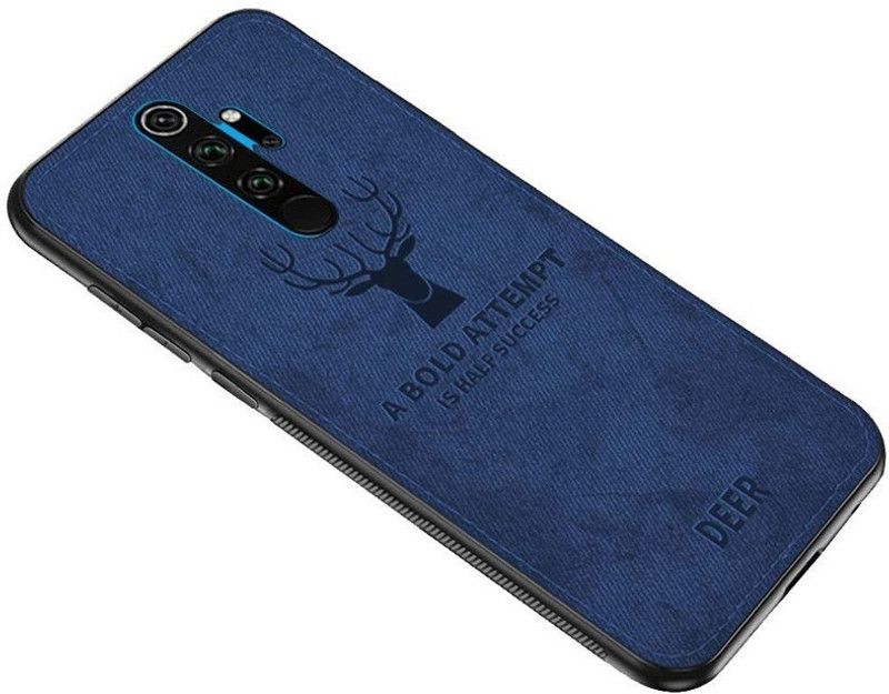 Rakulo Back Cover for Redmi 9 Prime  (Blue, Dual Protection, Pack of: 1)