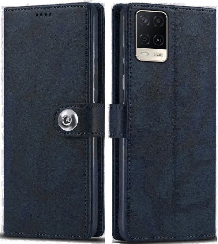 SHINESTAR. Back Cover for Oppo A54  (Blue, Pack of: 1)