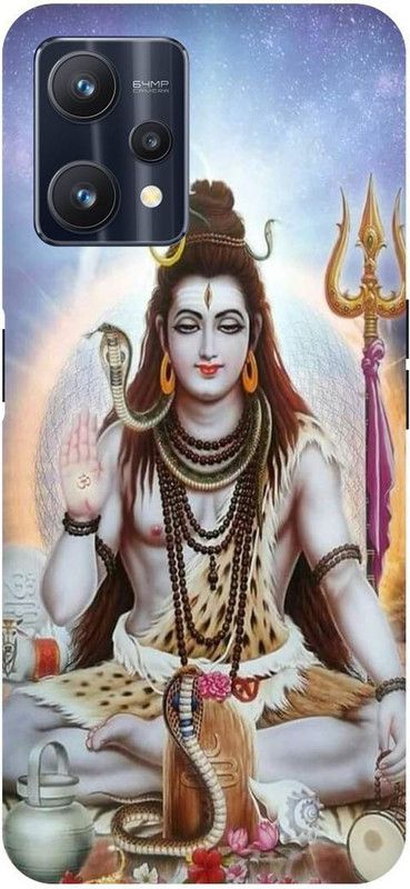 THE NARAYANA COLLECTIONS Back Cover for REALME 9 PRO- RMX3471-BHOLENATH,SHIV,JI,SHAMBHU  (Multicolor, Hard Case, Pack of: 1)