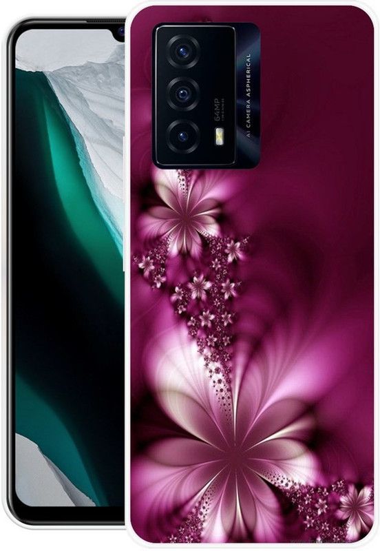 REALKING Back Cover for IQOO Z5 5G  (Purple, Grip Case, Silicon)