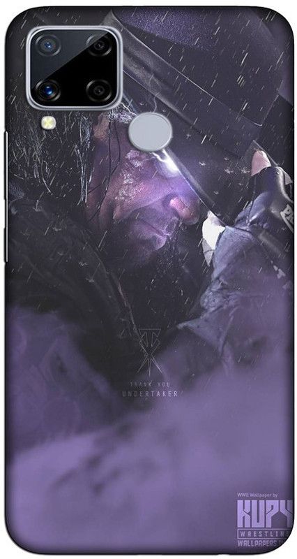CROKIAN Back Cover for Realme C15 Undertaker Back Cover  (Multicolor, Hard Case, Pack of: 1)