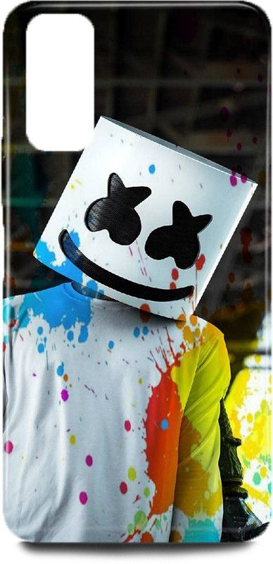 MP ARIES MOBILE COVER Back Cover for Vivo Y31, V2036,Marshmello,Dj,EDM,Music,Smiley,dj,boy,dj,marshmellow,  (Multicolor, Shock Proof, Pack of: 1)