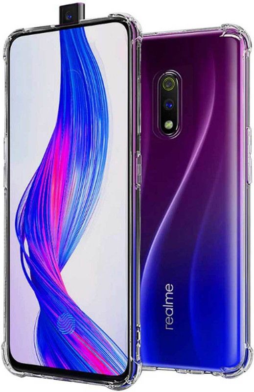 RRTBZ Back Cover for Realme X  (Transparent, Silicon, Pack of: 1)