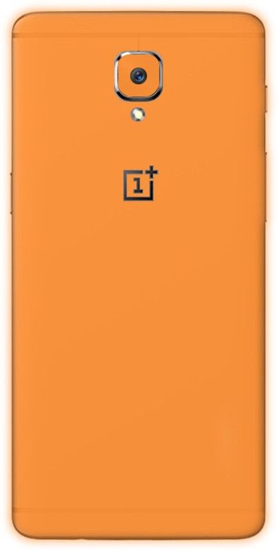 BugguSkin Orange Matte One Plus 3T Back skin Guard, OnePlus 3T Mobile Skin  (Ultra Orange Matte Skin With Matte Finish, Matte Skin (Back+Side+Camera))