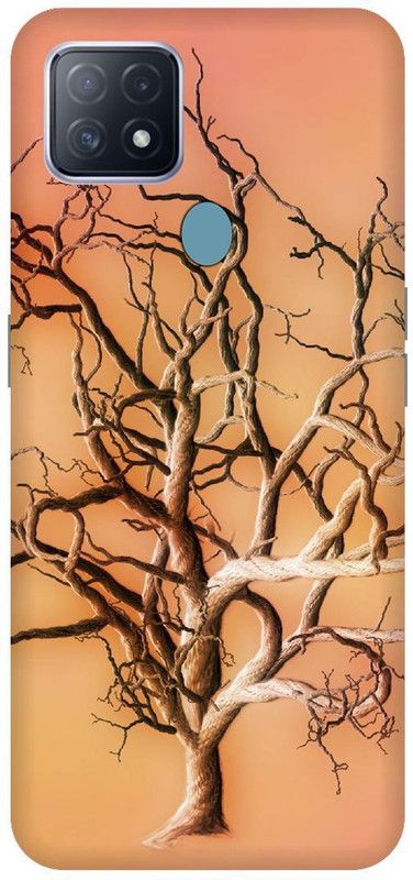KARJUN Back Cover for OPPO A15, Love Tree Printed  (Multicolor, Hard Case, Pack of: 1)