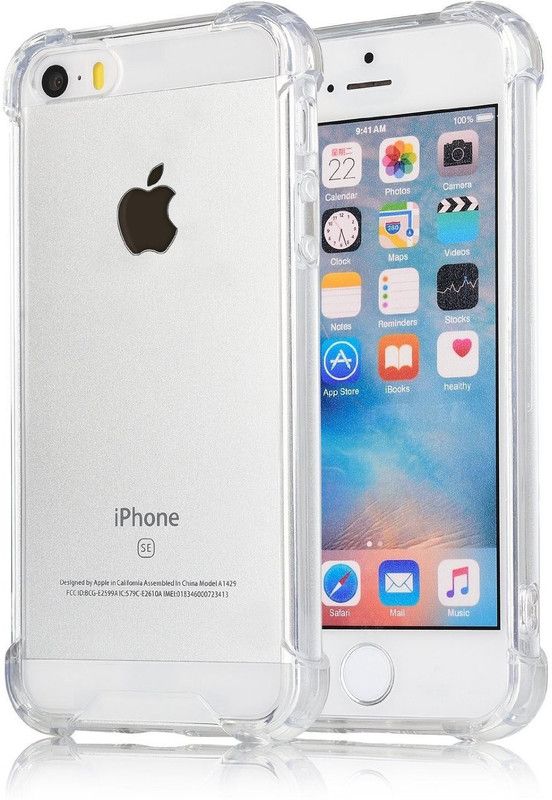 House Of HoA Accessories Bumper Case for Apple iPhone 5, Apple iPhone SE, Apple iPhone 5s  (Transparent, Shock Proof, Silicon)