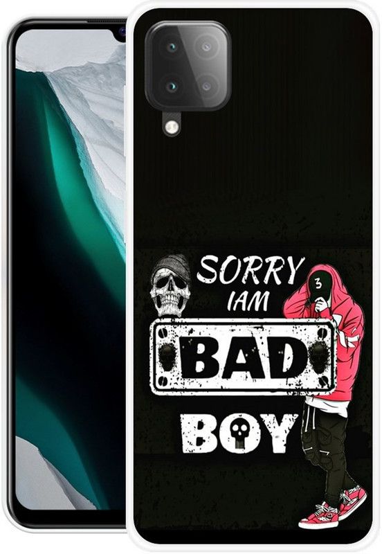 MUSKAY Back Cover for Samsung Galaxy F12  (Black, Grip Case, Silicon, Pack of: 1)