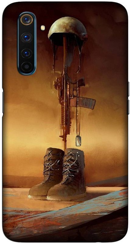 CROKIAN Back Cover for Realme 6 Pro Soldiers Weapon Back Cover  (Multicolor, Hard Case, Pack of: 1)