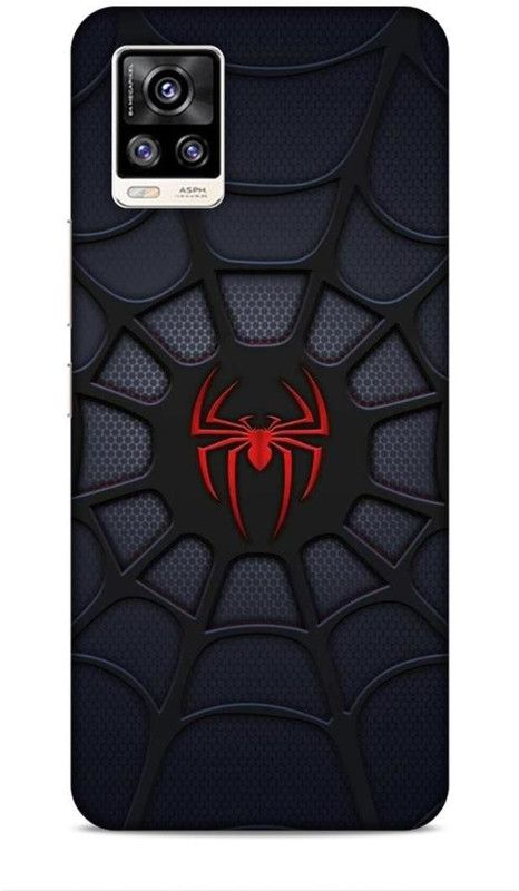Printastic Back Cover for Vivo V20  (Black, Blue, Waterproof)