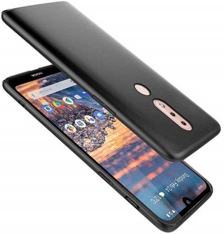 Bodoma Back Cover for Nokia 4.2  (Black, Shock Proof, Silicon, Pack of: 1)