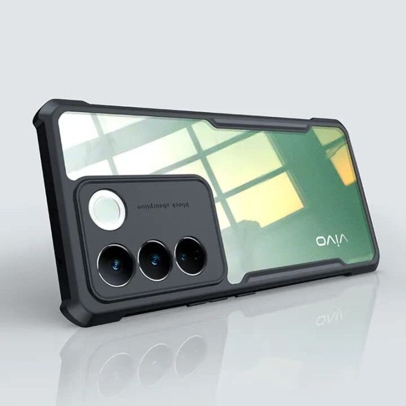 NKCASE Back Cover for vivo V27 5G, vivo V27 Pro 5G, IPK  (Transparent, Shock Proof, Pack of: 1)