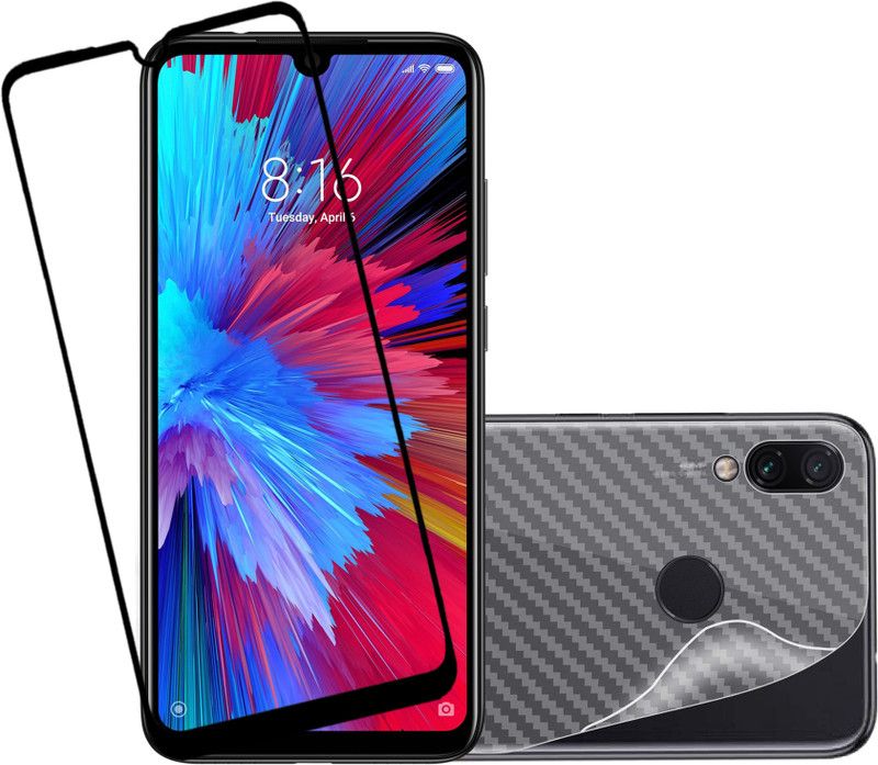 Unistuff Front and Back Tempered Glass for Mi Redmi Note 7, Mi Redmi Note 7S, Mi Redmi Note 7 Pro  (Pack of 2)