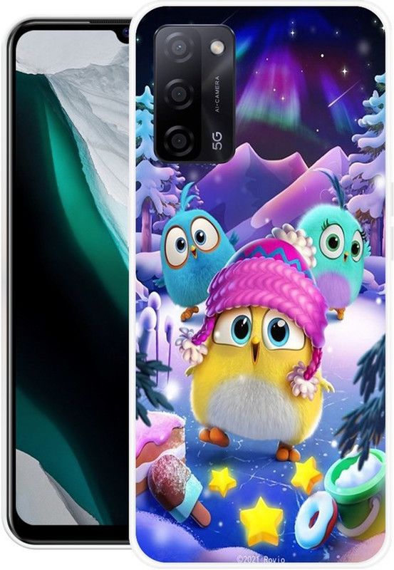DESILOVE Back Cover for Oppo F19  (Multicolor, Grip Case, Silicon)