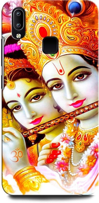 GRAFIQE Back Cover for VIVO V9 KRISHNA, LORD KRISHNA, VASUDEV, GOD, KRISHN KANHIYA, RADHA  (Multicolor, Shock Proof)