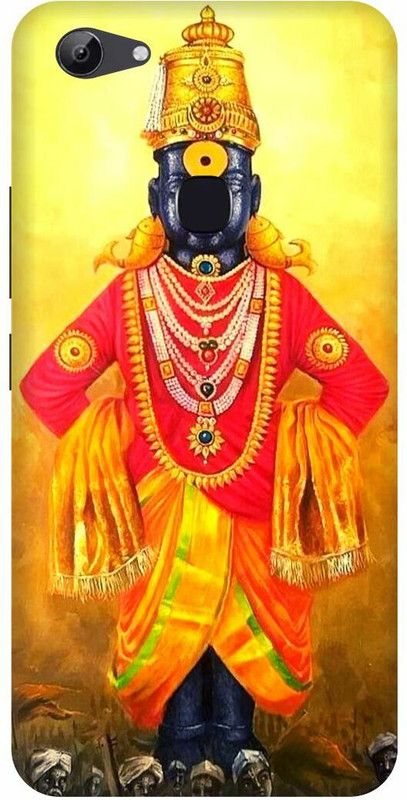 FRONK Back Cover for vivo Y83, vivo 1802 VITTHAL, GOD, LORD, SOUTH, GOD  (Gold, Hard Case, Pack of: 1)