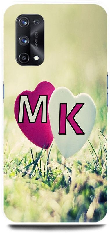 Dimora Back Cover for realme X7 Pro 5G, M LOVES K NAME M NAME K LETTER ALPHABET M LOVE K NAME  (Multicolor, Hard Case, Pack of: 1)
