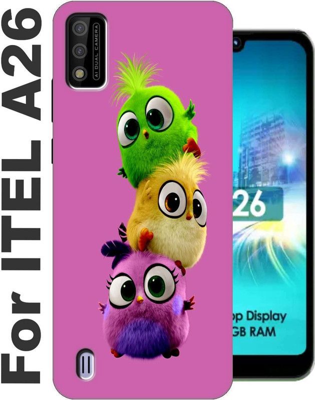 StroFit Back Cover for Itel A26 2821  (Khaki, Flexible, Silicon, Pack of: 1)