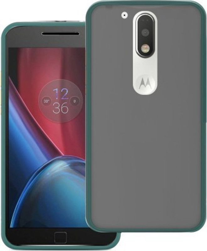 Cermarise Back Cover for Motorola Moto G (4th Generation) Plus  (Green, Camera Bump Protector, Pack of: 1)