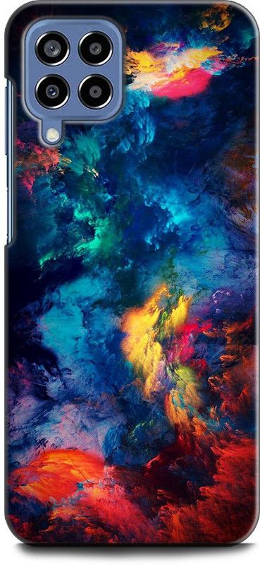 WallCraft Back Cover for SAMSUNG Galaxy M33 5G CLOUD STORMS, COLORS, STORM, SPACE, GALAXY  (Multicolor, Dual Protection, Pack of: 1)