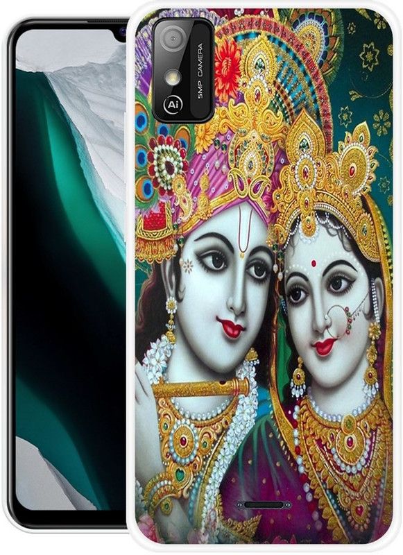 SHIVKUDI Back Cover for Lava Z21  (Multicolor, Grip Case, Silicon, Pack of: 1)
