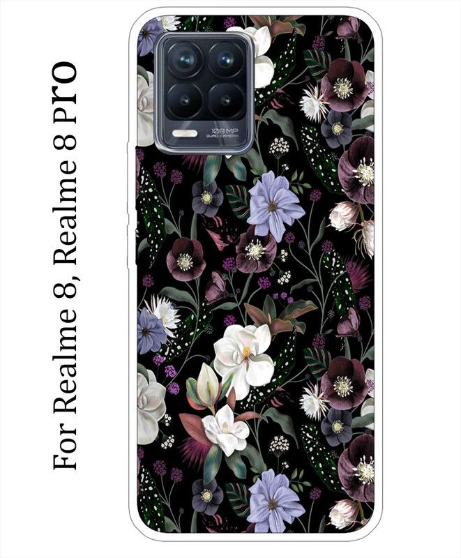 BeauCase Back Cover for realme 8, realme 8 PRo  (Multicolor, Grip Case, Silicon)