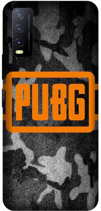Yoprint Back Cover for Y20G Pubg Logo back cover  (Multicolor, Hard Case, Pack of: 1)