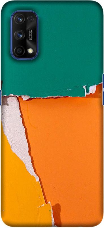 PNBEE Back Cover for Realme 7 Pro, RMX2170 - Craft Paper Pattern Print  (Multicolor, Hard Case, Pack of: 1)