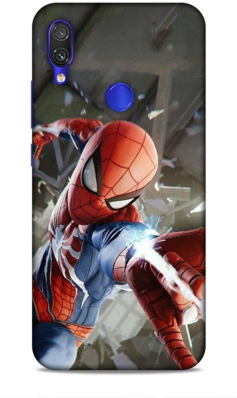 MAPPLE Back Cover for Redmi Note 7 (Spiderman / Marvel / Superhero / Avengers)  (Black, Hard Case, Pack of: 1)