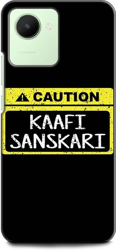 WallCraft Back Cover for Realme C30, RMX3581 KAAFI SANSKARI, MOTIVATIONAL, QUOTES, POSITIVE  (Multicolor, Dual Protection, Pack of: 1)