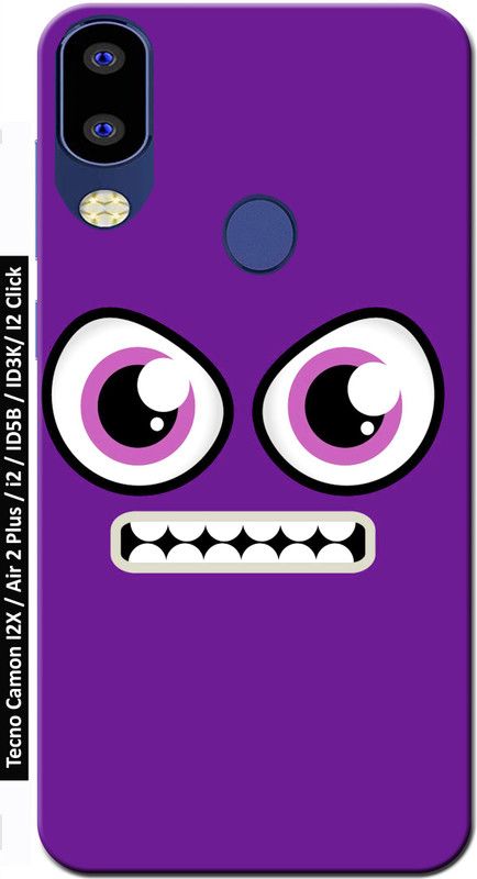 BIVAX Back Cover for TECNO CAMON I2X/TECNO CAMON I2/ TECNO ID5B/TECNO ID3K/TECNOICLICK 376  (Multicolor, Grip Case, Silicon, Pack of: 1)