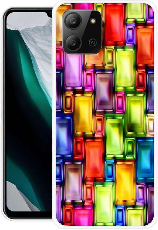 RJ14 (Online) Back Cover for Infinix Hot 11 2022  (Multicolor, Grip Case, Silicon)