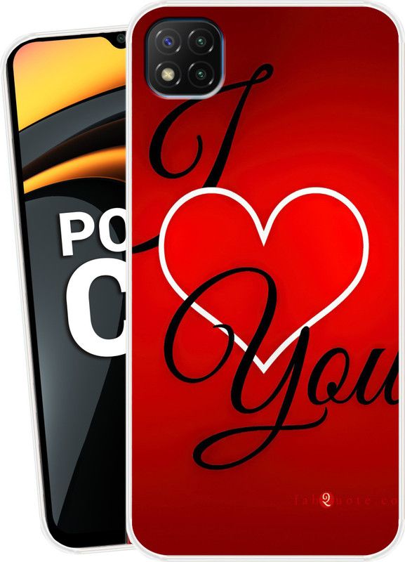 SuperQueen Back Cover for PocoC3  (Multicolor, Flexible, Silicon, Pack of: 1)