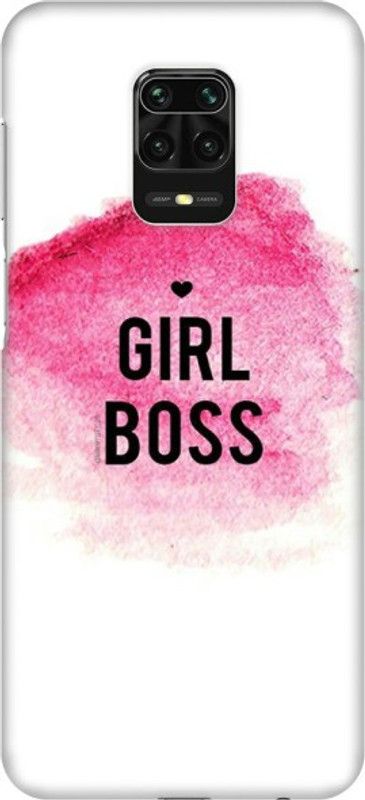 COBIERTAS Back Cover for Poco M2 Pro  (White, Pink)