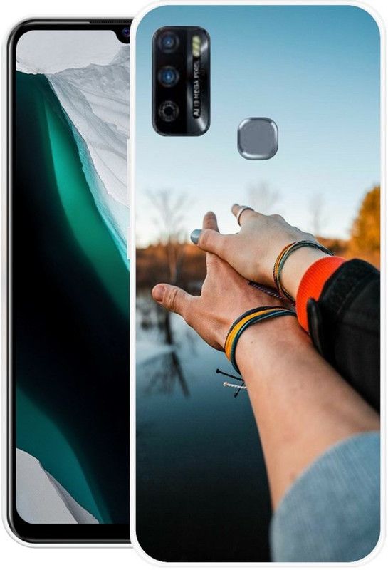 SUPER CASE Back Cover for Infinix Smart 4  (Multicolor, Grip Case, Silicon)