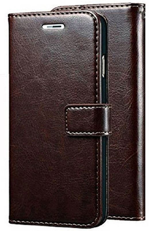 PerfectBuy Flip Cover for Oppo A9 2020  (Brown, Pack of: 1)