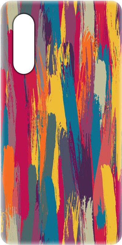 Smutty Back Cover for Vivo Z1x, Vivo 1917 - Brush Strokes Print  (Multicolor, Hard Case, Pack of: 1)