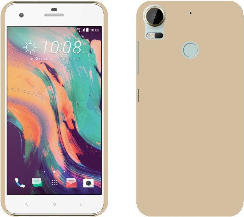 Case Designer Back Cover for HTC Desire 10 Pro Back Case Back Cover Smart Slim 360 Protecion  (Gold, Shock Proof, Pack of: 1)