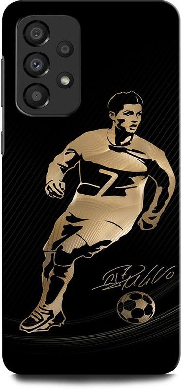 GRAFIQE Back Cover for SAMSUNG Galaxy A33 CRISTIANO RONALDO, RONALDO 7, CR, 7, FOOTBALL, SPORTS  (Multicolor, Shock Proof, Pack of: 1)