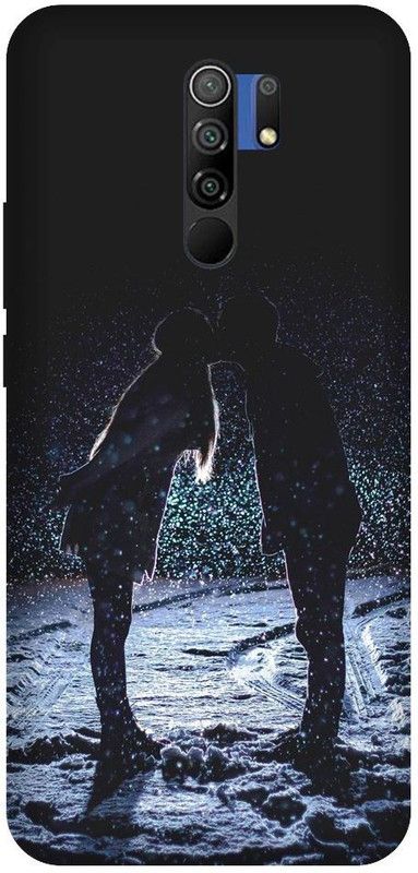 URCHIN Back Cover for Redmi 9 prime  (Black, Grey, Shock Proof, Pack of: 1)