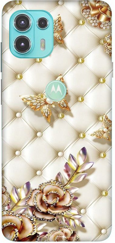 Ekish Back Cover for Motorola Edge 20 Fusion  (Gold, Hard Case, Pack of: 1)