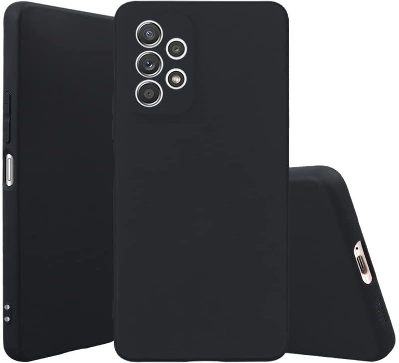 S-Softline Back Cover for Samsung Galaxy A53 5G  (Black)
