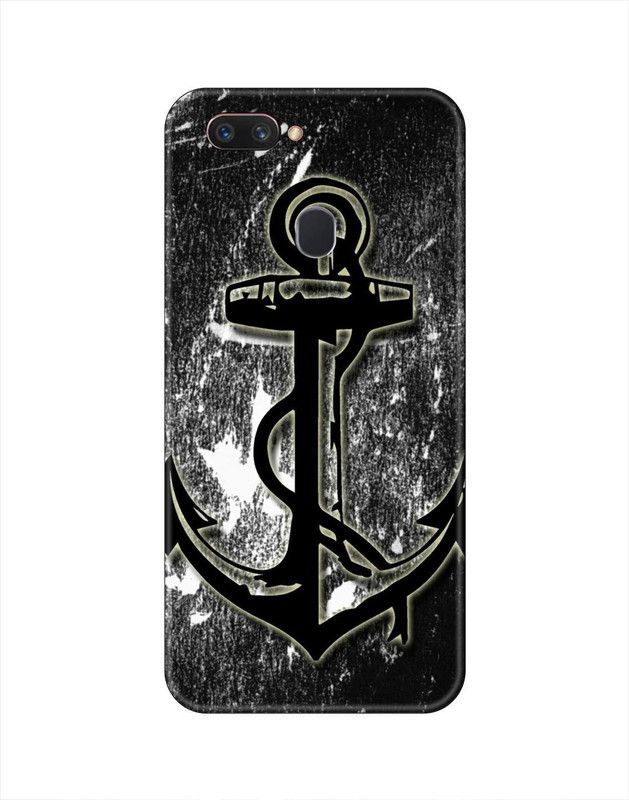 Smutty Back Cover for OPPO A5s, CPH1909, CPH1920 - Anchor Print  (Multicolor, Hard Case, Pack of: 1)