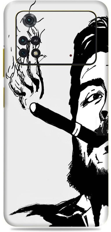 gizmo Poco M4 Pro 4G Mobile Skin  (Black, White)