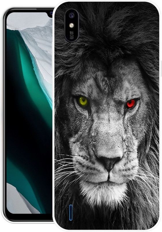 Sswastik Back Cover for Lava Z53  (Black, Grey, Silicon)