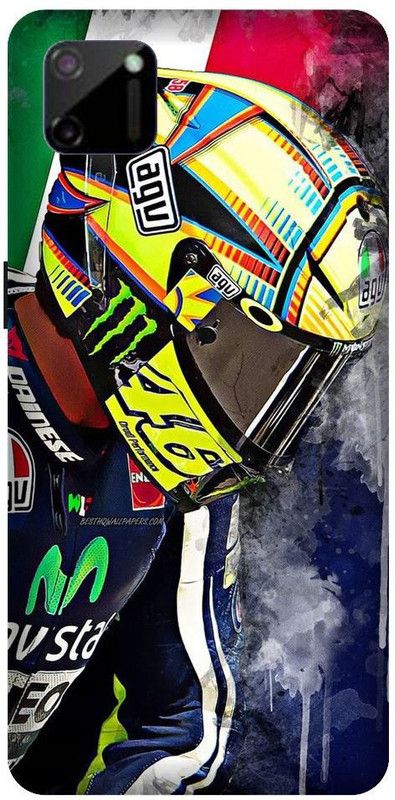 URCHIN Back Cover for Realme C11 valentino rossi, vr46, vr46 helmet, agv, bike rider, motogp  (Multicolor, Shock Proof, Pack of: 1)