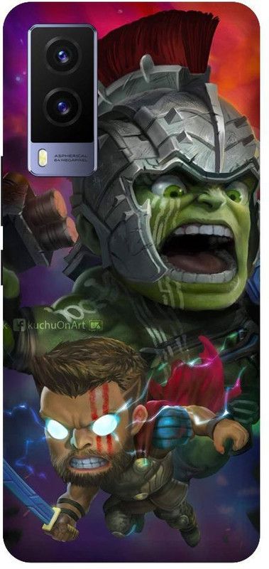 BYXIS Back Cover for Vivo V21E Thor Hammer, Thor, Lightning, Rock, Mione, Hammer, Movie, Thunder, Avenger  (Multicolor, Shock Proof, Pack of: 1)