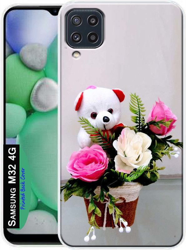 KENTAROELENE Back Cover for Samsung Galaxy M32 4G, Samsung M188  (Multicolor, Dual Protection, Silicon, Pack of: 1)