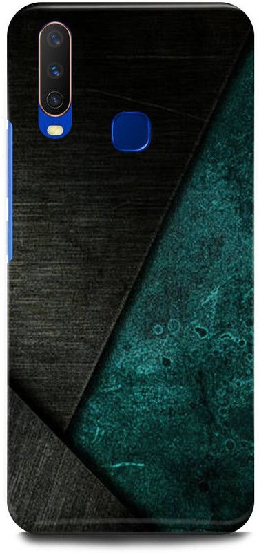 ZIGTOZAG SHOPPE Back Cover for vivo Y12, 1904/PD1901EF_EX, ABSTRACT, ART COLOUR  (Black, Hard Case)